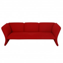 Nanna Ditzel Modial Sofa i rød Hallingdal stof