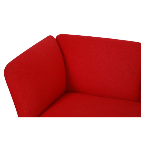 Nanna Ditzel Modial Sofa i rød Hallingdal stof