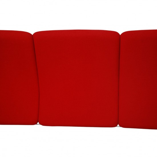 Nanna Ditzel Modial Sofa i rød Hallingdal stof