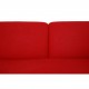 Nanna Ditzel Modial Sofa i rød Hallingdal stof