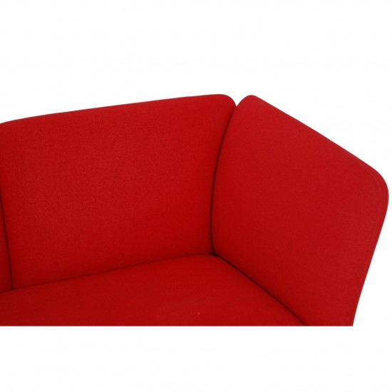 Nanna Ditzel Modial Sofa i rød Hallingdal stof