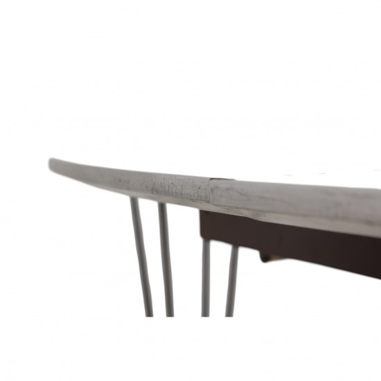 Piet Hein hvid super ellipse bord med tillægsplader 100x150-250Cm