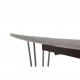 Piet Hein hvid super ellipse bord med tillægsplader 100x150-250Cm