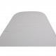 Piet Hein hvid super ellipse bord med tillægsplader 100x150-250Cm