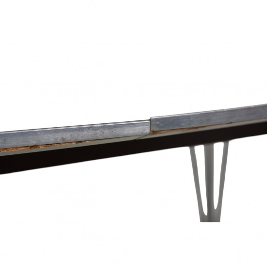 Piet Hein hvid super ellipse bord med tillægsplader 100x150-250Cm