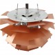 Poul Henningsen kobber Kogle lampe 48 Cm
