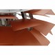 Poul Henningsen kobber Kogle lampe 48 Cm