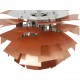 Poul Henningsen kobber Kogle lampe 48 Cm
