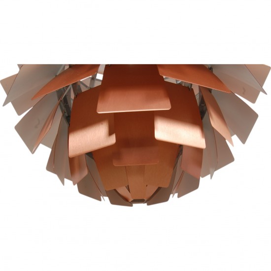 Poul Henningsen kobber Kogle lampe 48 Cm