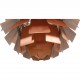 Poul Henningsen kobber Kogle lampe 48 Cm