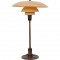 Poul Henningsen PH3/2 bordlampe med rosa opal glas
