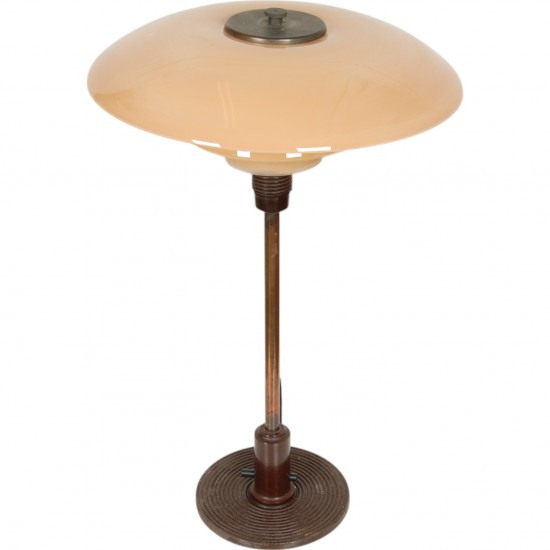 Poul Henningsen PH3/2 bordlampe med rosa opal glas