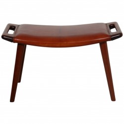Hans Wegner Papa bear footstool of mahogany