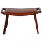Hans Wegner Papa bear footstool of mahogany
