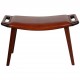 Hans Wegner Bamse skammel af mahogni