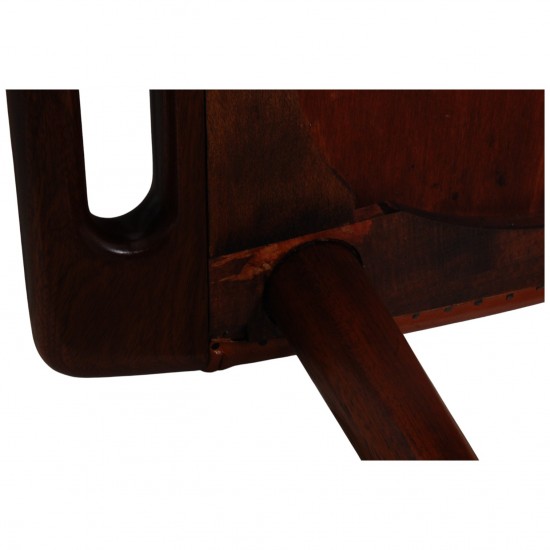 Hans Wegner Bamse skammel af mahogni