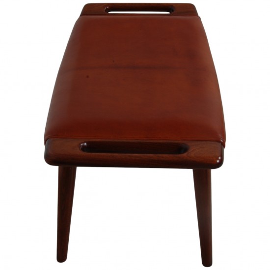 Hans Wegner Bamse skammel af mahogni