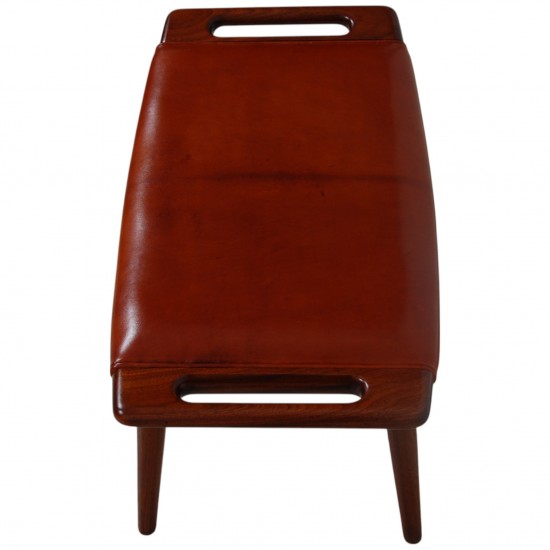 Hans Wegner Bamse skammel af mahogni