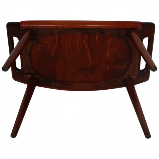 Hans Wegner Bamse skammel af mahogni