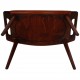 Hans Wegner Bamse skammel af mahogni
