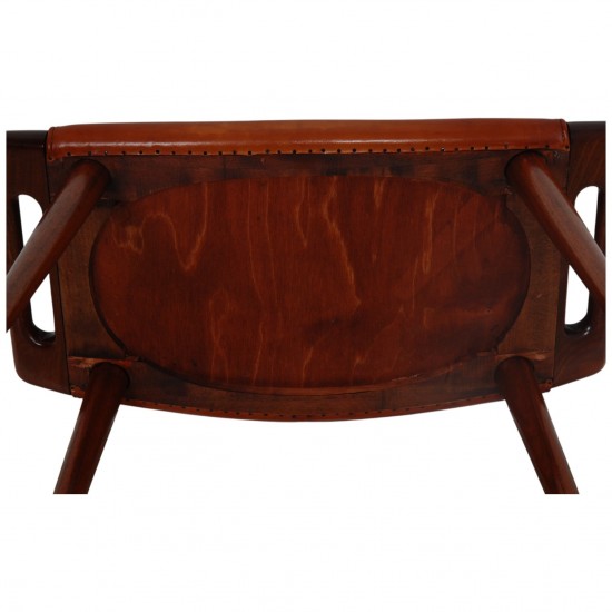 Hans Wegner Bamse skammel af mahogni
