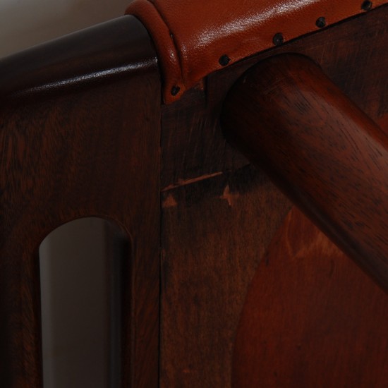 Hans Wegner Bamse skammel af mahogni