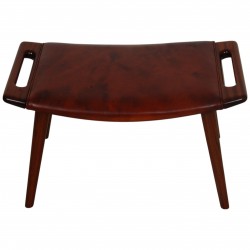 Hans Wegner Papa bear footstool of mahogany