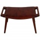 Hans Wegner Bamse skammel af mahogni