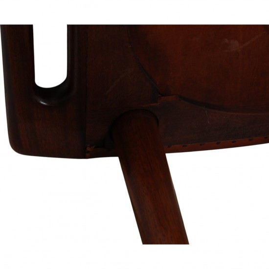 Hans Wegner Bamse skammel af mahogni