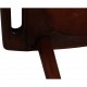Hans Wegner Bamse skammel af mahogni