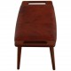 Hans Wegner Bamse skammel af mahogni