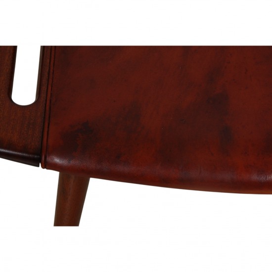 Hans Wegner Bamse skammel af mahogni