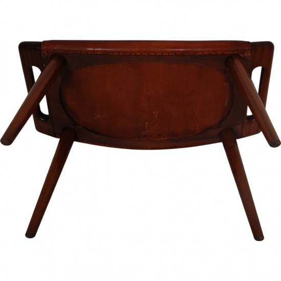 Hans Wegner Bamse skammel af mahogni
