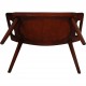 Hans Wegner Bamse skammel af mahogni