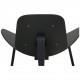 Hans Wegner grå CH-07 Shell chair