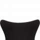 Arne Jacobsen Ægget stol i sort stof 2012