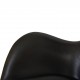 Arne Jacobsen Ægget stol i sort grace læder 2010