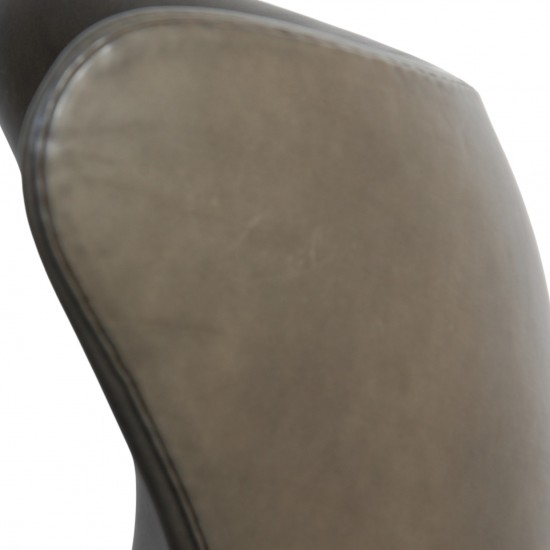 Arne Jacobsen Ægget stol i sort grace læder 2010