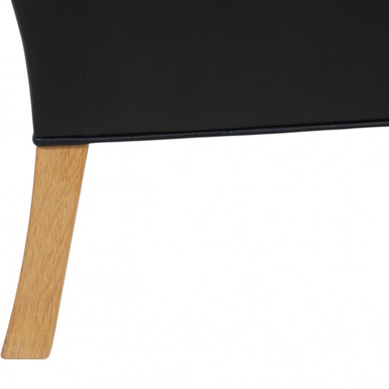 Børge Mogensen 2207 lænestol i sort læder