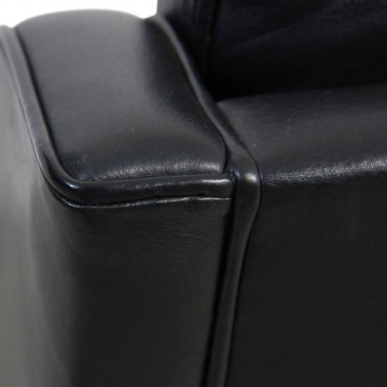 Børge Mogensen 2207 lænestol i sort læder