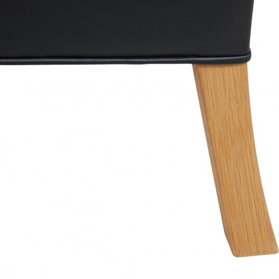 Børge Mogensen 2207 lænestol i sort læder