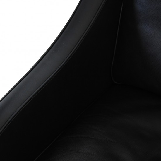 Børge Mogensen 2207 lænestol i sort læder