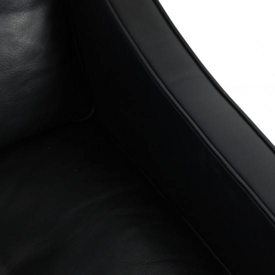 Børge Mogensen 2207 lænestol i sort læder