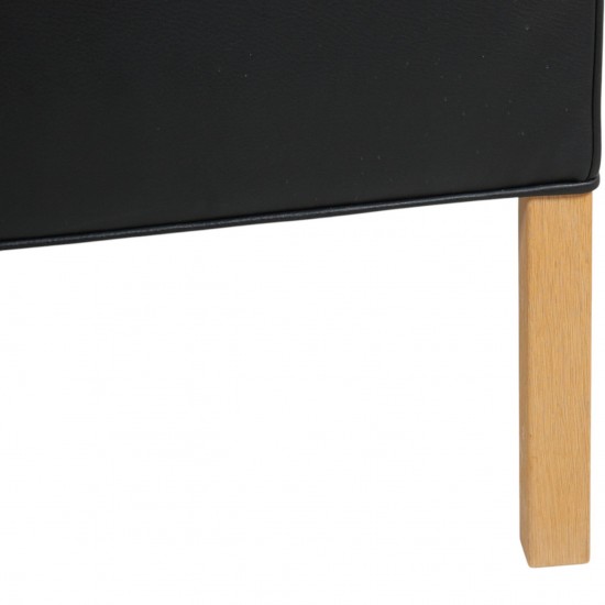 Børge Mogensen 2207 lænestol i sort læder