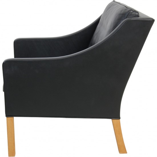 Børge Mogensen 2207 lænestol i sort læder