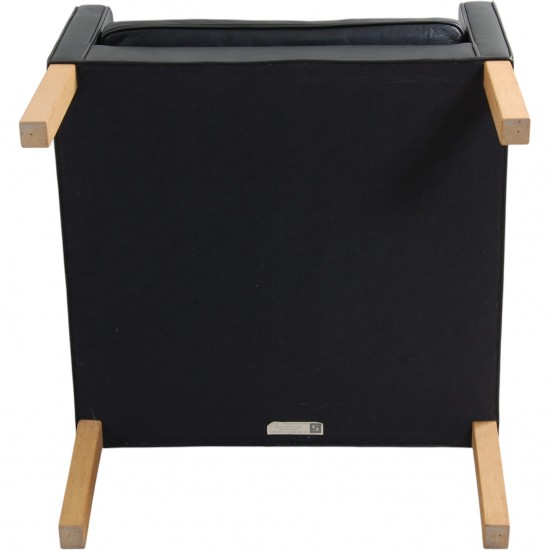 Børge Mogensen 2207 lænestol i sort læder