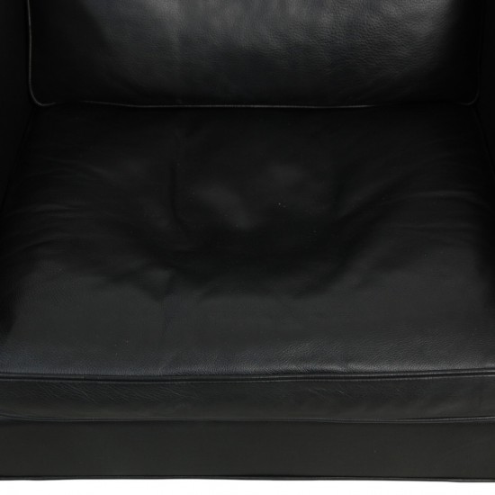 Børge Mogensen 2207 lænestol i sort læder