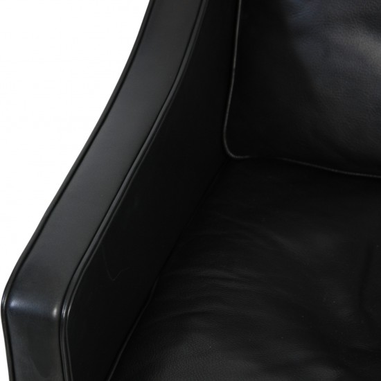 Børge Mogensen 2207 lænestol i sort læder