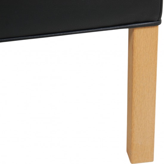 Børge Mogensen 2207 lænestol i sort læder