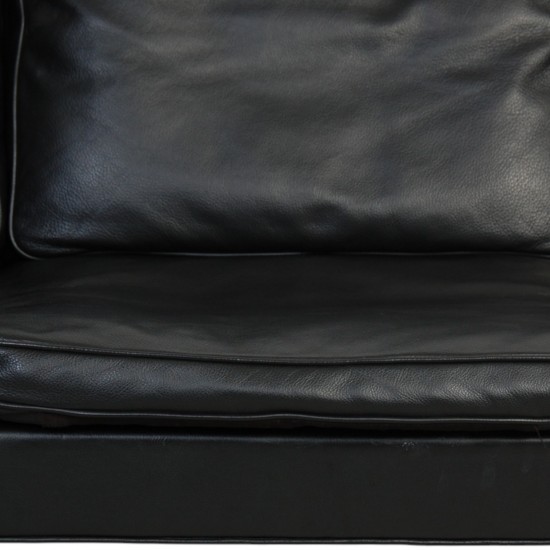 Børge Mogensen 2209 3-personers sofa i sort læder